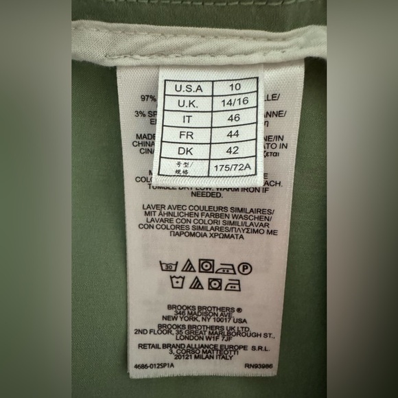 Brooks Brothers 346 Women’s Skirt Scalloped Pockets Short
Green Size 10 - Picture 7 of 12